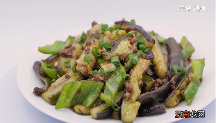 青椒肉末茄子的做法 青椒肉末茄子怎么做
