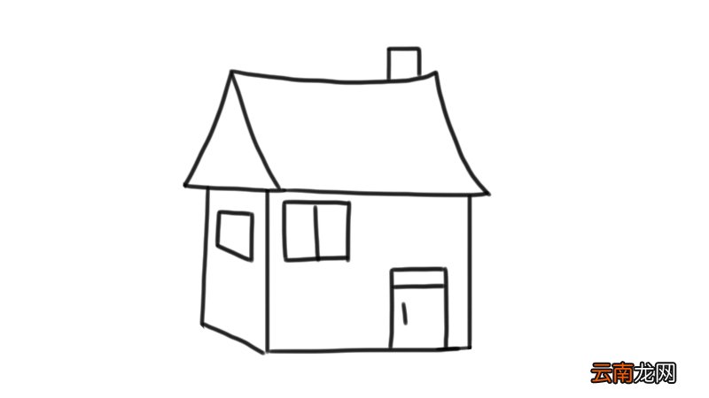 房屋简笔画