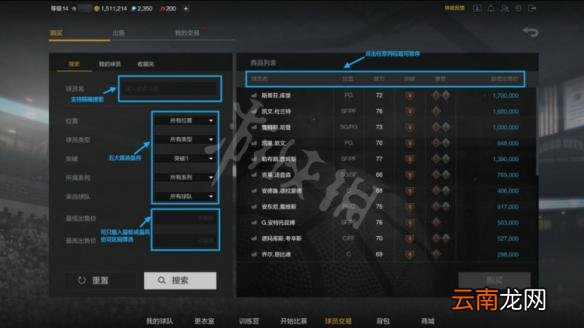 NBA2KoL2交易市场系统图文介绍 2kol2交易市场怎么用