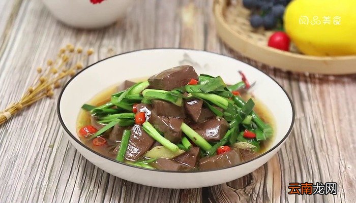 韭菜炒鸭血的做法 韭菜炒鸭血怎么做好吃