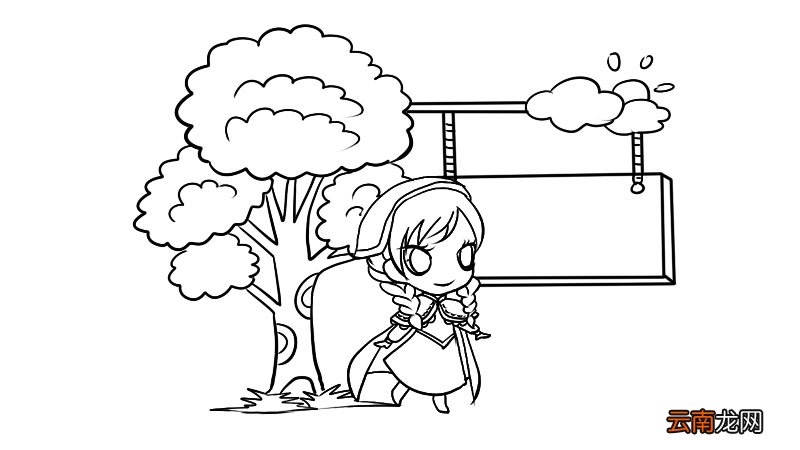 森林狂欢节简笔画画法森林狂欢节简笔画步骤