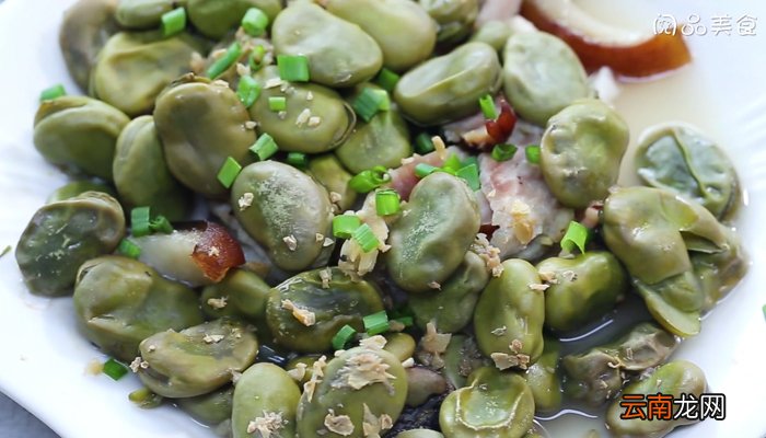 蚕豆蒸咸肉 蚕豆蒸咸肉的做法