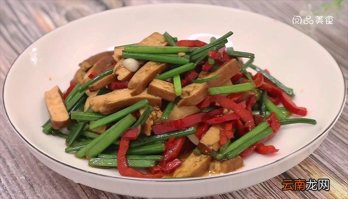 香干韭苔的做法 香干韭苔怎么做好吃