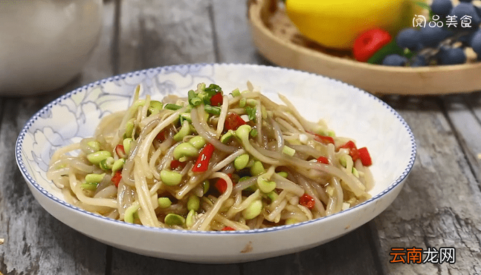 黄豆芽炒粉条 黄豆芽炒粉条的做法