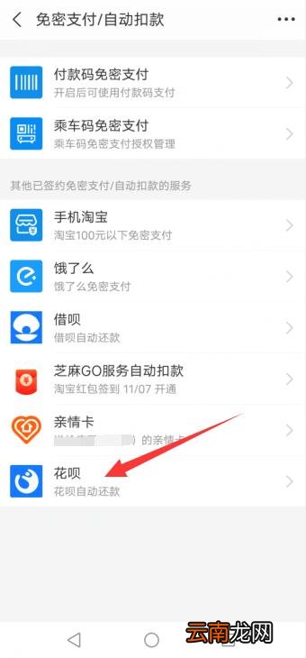 支付宝解绑自动扣款
