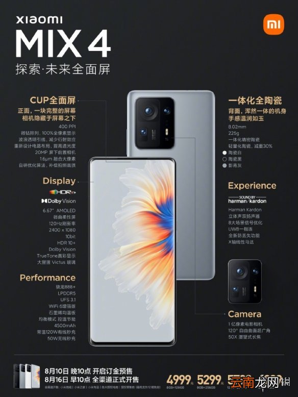 小米mix4参数配置怎么样 小米mix4参数介绍