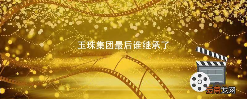 玉珠集团最后谁继承了 最后玉珠集团给谁了