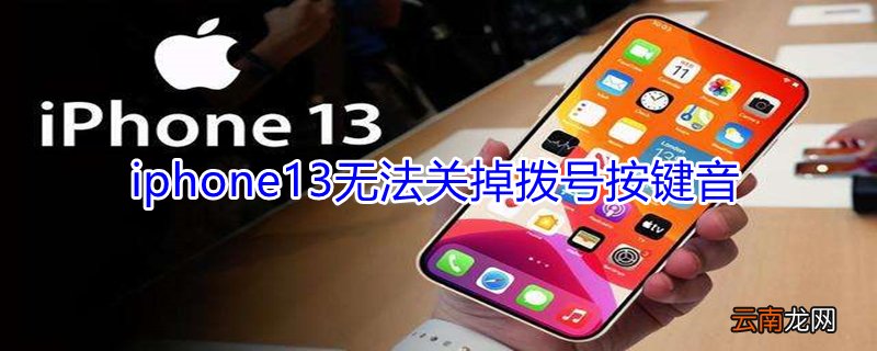 iPhone13无法关掉拨号按键音