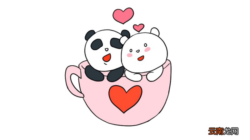情人节杯子可爱简笔画