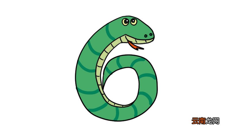 数字变小动物简笔画