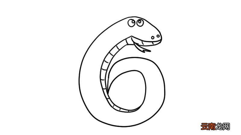 数字变小动物简笔画