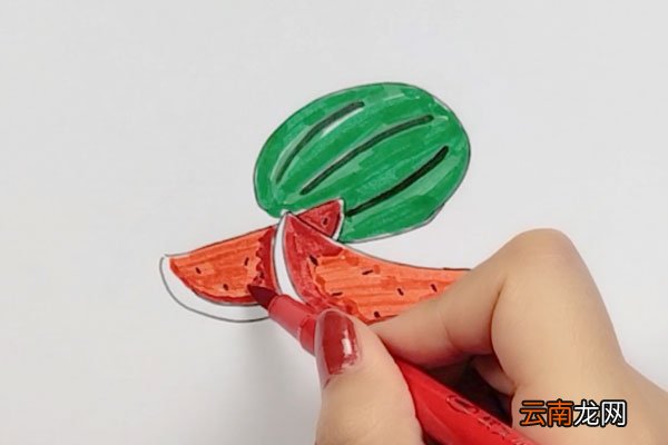 画西瓜简笔画
