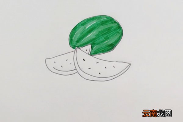 画西瓜简笔画