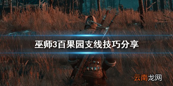 巫师3百果园支线怎么做 巫师3百果园支线技巧分享