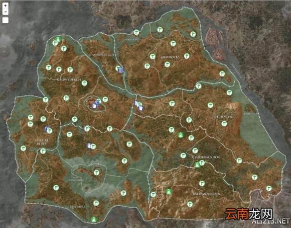 《巫师3：狂猎》所有魔力之所、昆特牌玩家和销售卡牌的旅行者的位置图一览