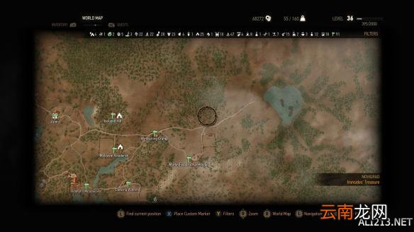 《巫师3：狂猎》石之心DLC威伦地图与原版相比解析