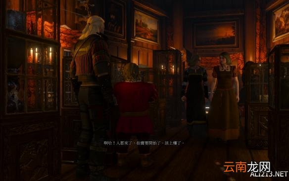 《巫师3：狂猎》DLC石之心拍卖会老妇人剧情图文解析