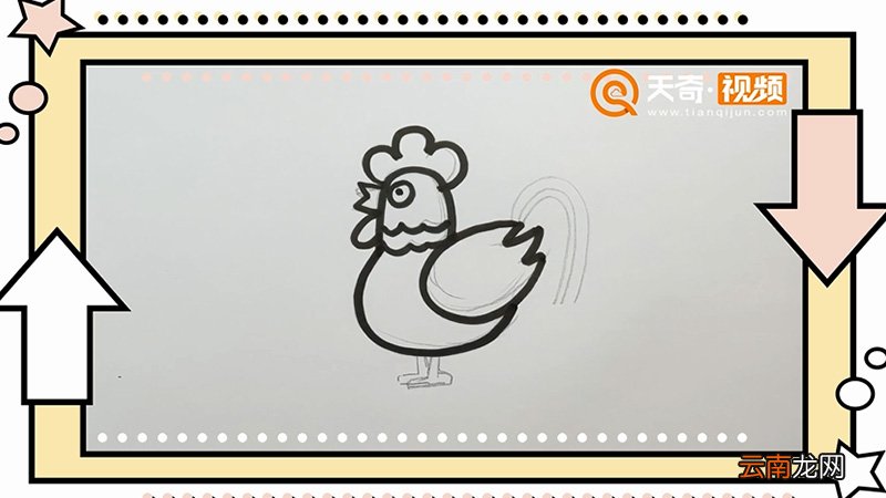 生肖鸡简笔画