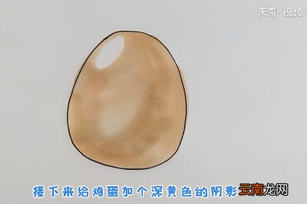 鸡蛋简笔画
