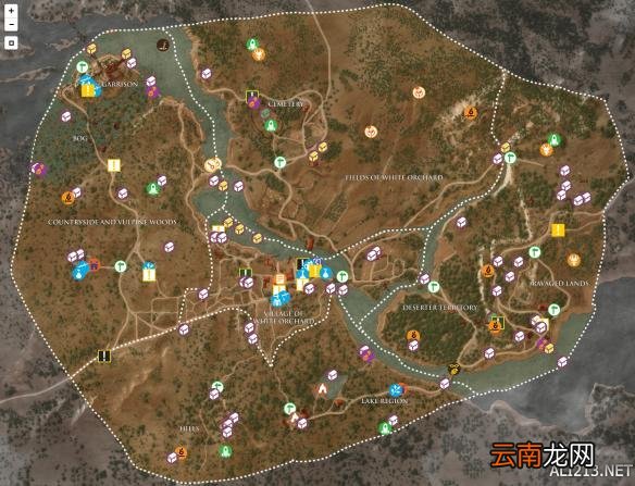 《巫师3：狂猎》全收集地图攻略 全物品收集地图