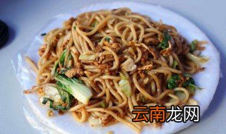 沙县小吃炒面的做法 美味小吃做法