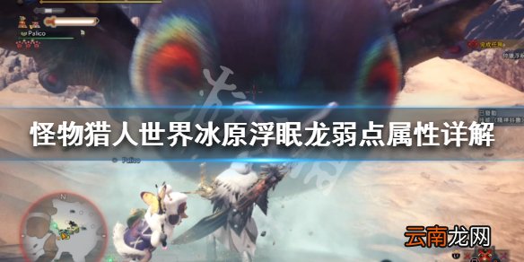 怪物猎人世界冰原浮眠龙弱什么属性 浮眠龙弱点属性详解_网
