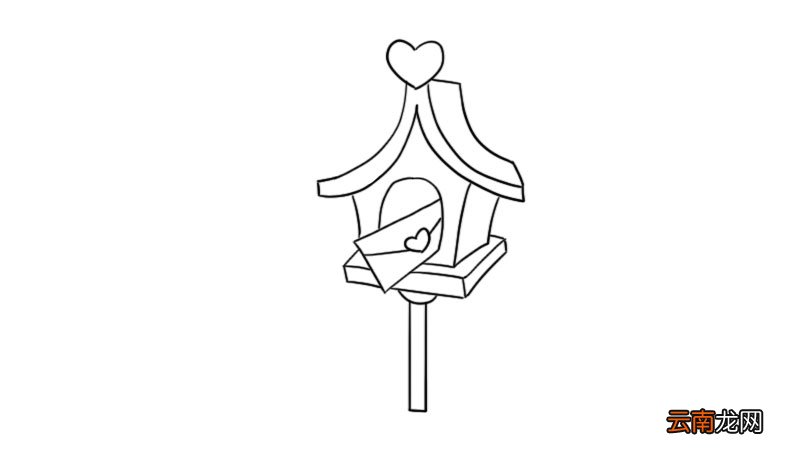 情人节爱情邮箱简笔画怎么画