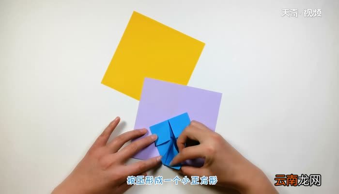 旋转陀螺折纸教程 陀螺的折法步骤