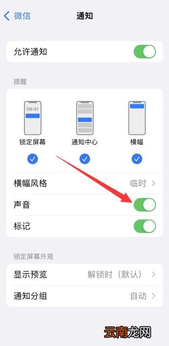 iPhone手机微信声音怎么设置