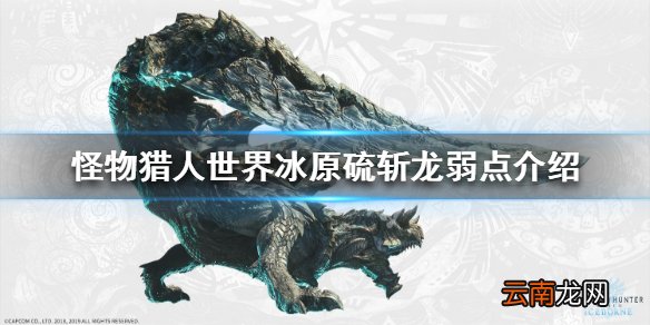 怪物猎人世界冰原硫斩龙弱什么属性 硫斩龙弱点介绍_网
