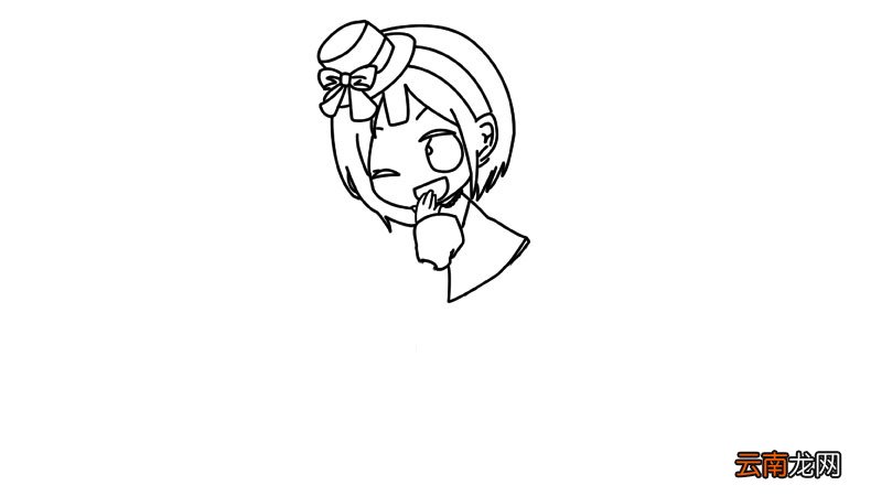 q版小女孩简笔画