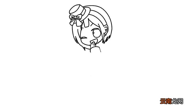 q版小女孩简笔画