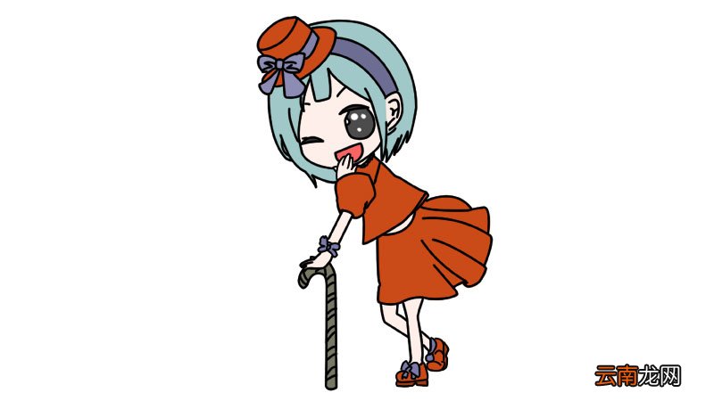 q版小女孩简笔画