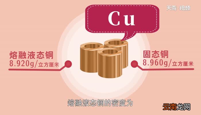 铜的密度 铜的密度是多少