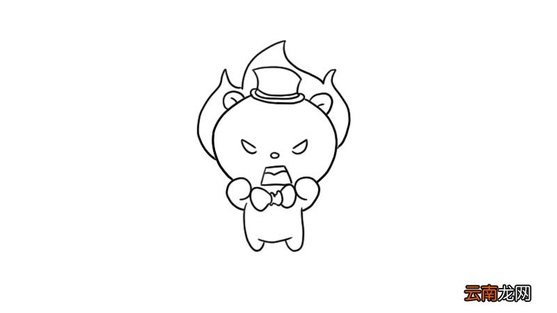 生气表情简笔画