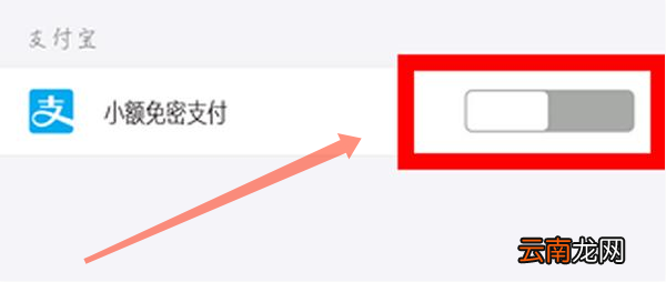 支付宝怎么取消小额免密支付