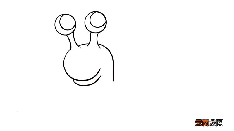 蜗牛简笔画 蜗牛怎么画简笔画