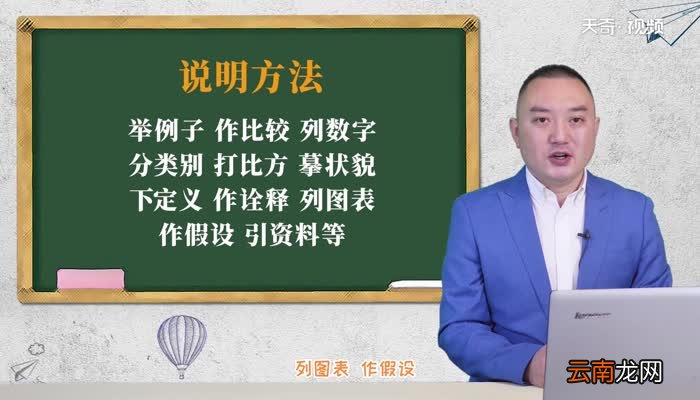 说明方法有哪些 说明方法有哪几种