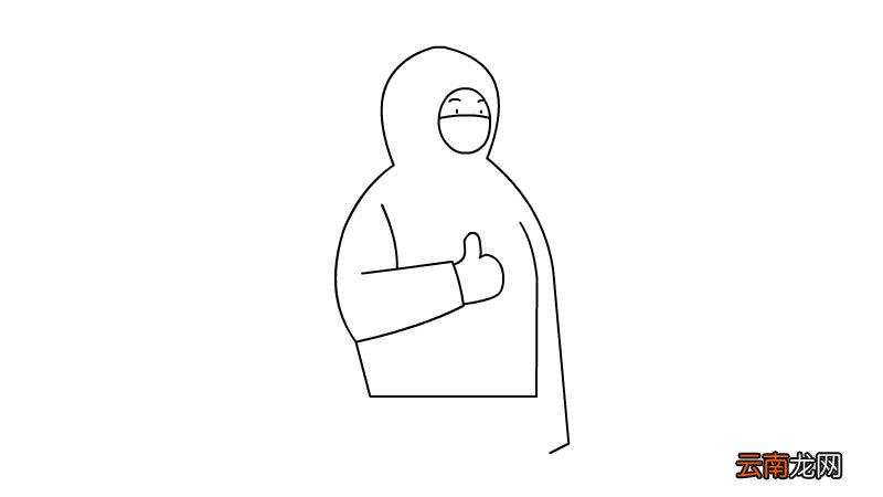 武汉加油简笔画教程