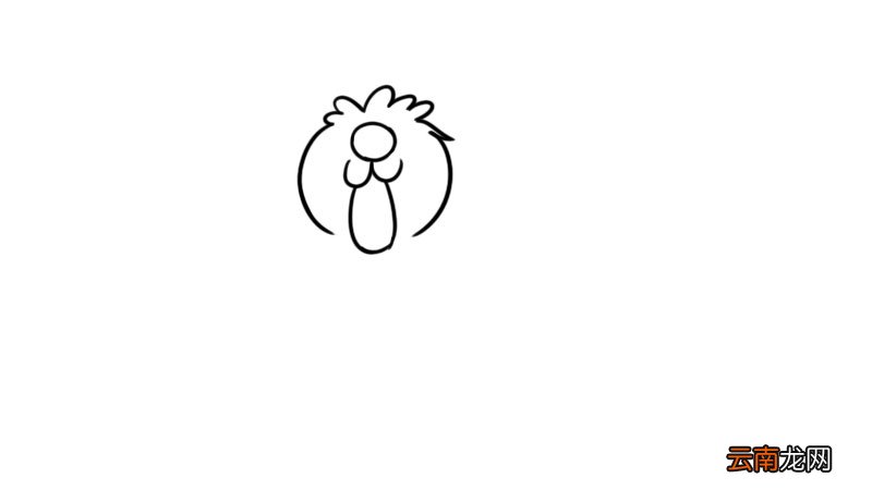 高加索犬简笔画