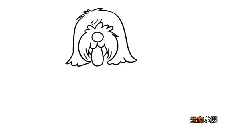 高加索犬简笔画