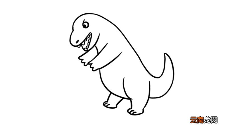 哥斯拉简笔画