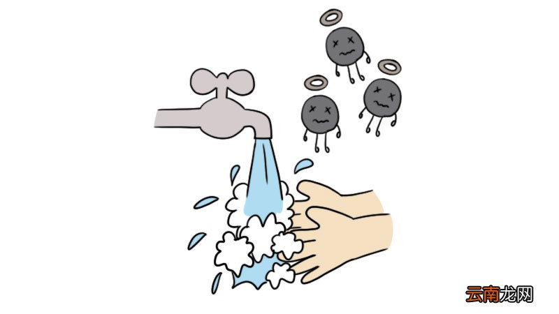 预防肺炎 勤洗手 预防肺炎简笔画