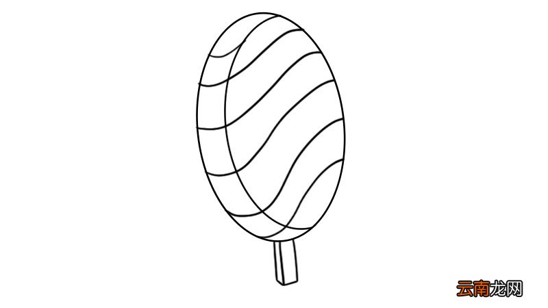 椭圆形简笔画