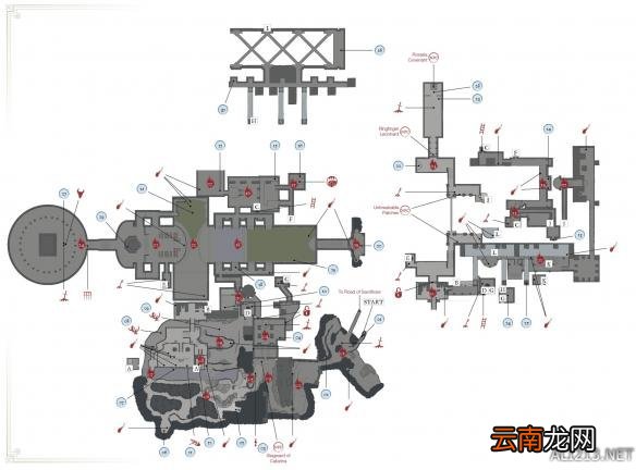 《黑暗之魂3》官方流程路线图一览 收集品、BOSS位置 灰烬墓地&amp;传火祭祀场