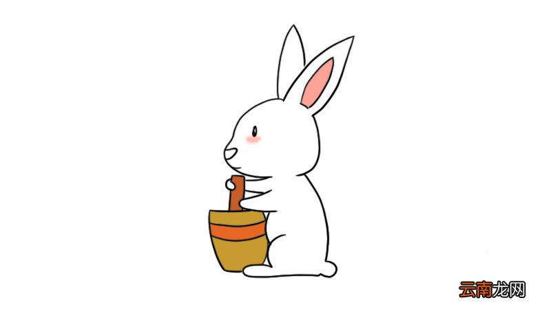 玉兔简笔画 玉兔的画法