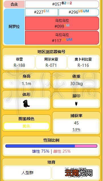 精灵宝可梦 Let's Go电击兽技能配招介绍 电击兽全属性资料 基本介绍