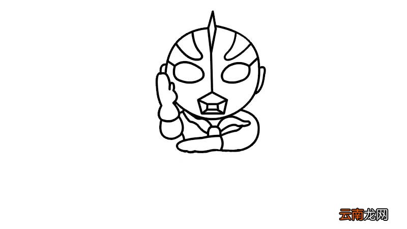 奥特曼卡通图片简笔画