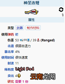 泰拉瑞亚神圣连弩怎么样 泰拉瑞亚神圣连弩图鉴介绍