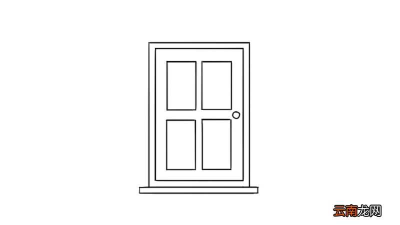 门简笔画 门怎么画
